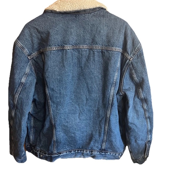 Levi’s Premium Big E Sherpa Trucker Jacket XXL Heavy Warm 16365‑0070 EXC Cond - Picture 4 of 16